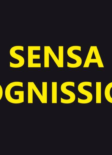 SENSA COGNISSION • SENZA COGNIZIONE