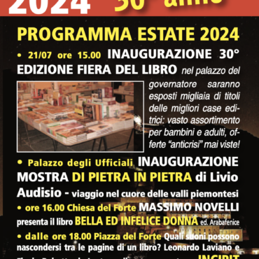 Siamo alla Fiera del Libro al Forte di Fenestrelle 2024