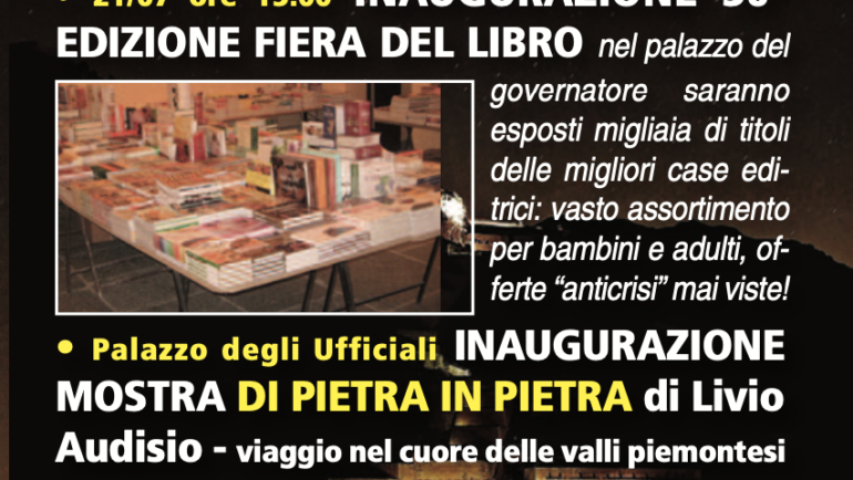 Siamo alla Fiera del Libro al Forte di Fenestrelle 2024